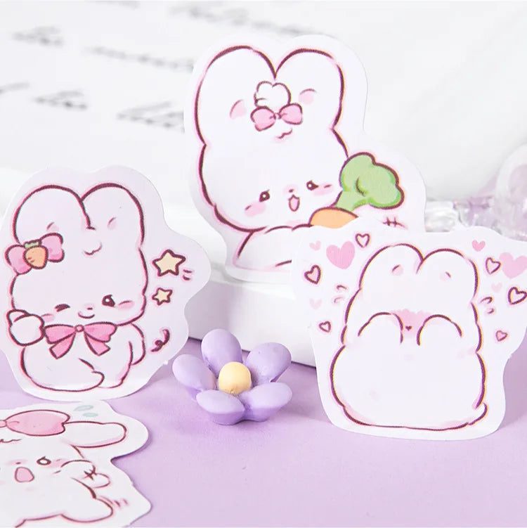 Cute Rabbit Kawaii Stickers for Scrapbooking