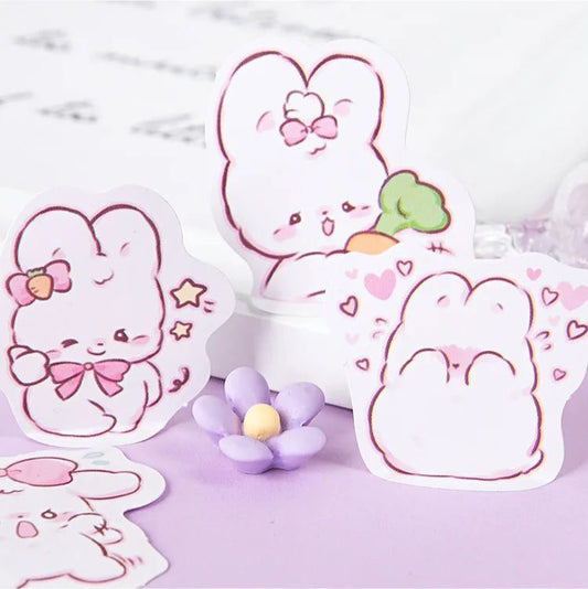 Cute Rabbit Kawaii Stickers for Scrapbooking