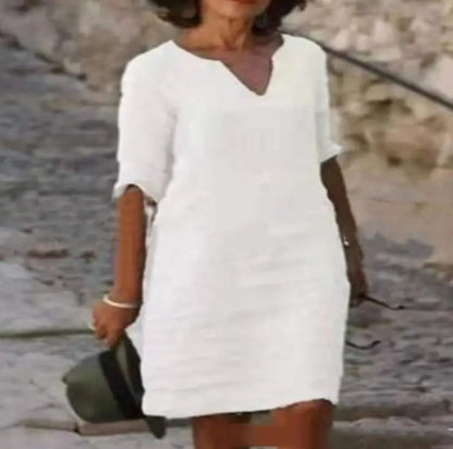 Vintage Cotton Mini Dress for Summer Style