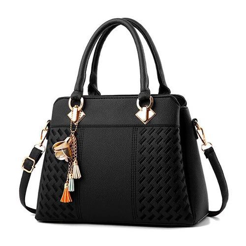 Stylish Women's Tassel PU Leather Handbags