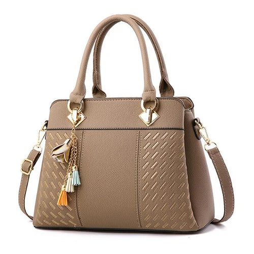 Stylish Women's Tassel PU Leather Handbags
