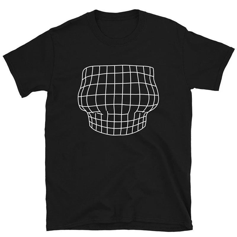 Funny 3D Printed Women's Optical Illusion T-Shirt