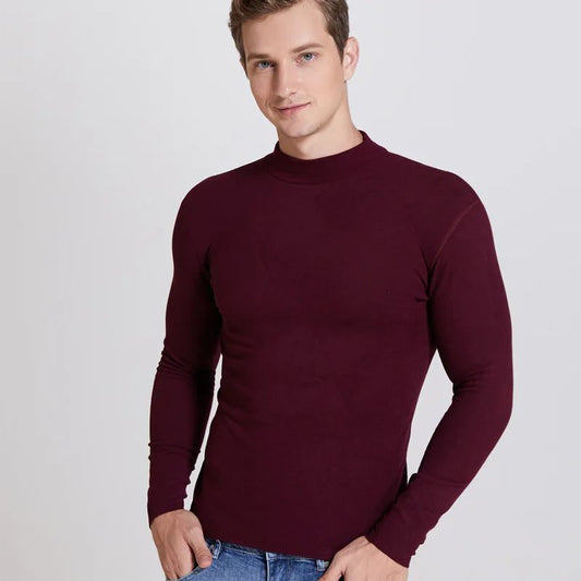 Men's Plus Velvet Thermal Long Sleeve T-shirt