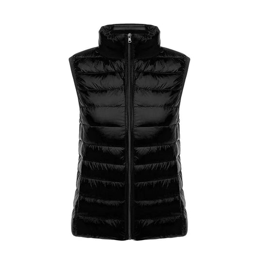 Slim White Sleeveless Down Vest Women Winter