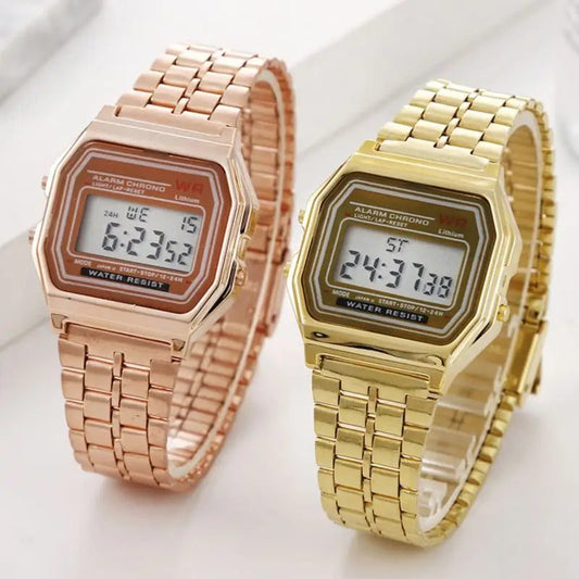 Unisex Vintage LED Digital Sports Wristwatch