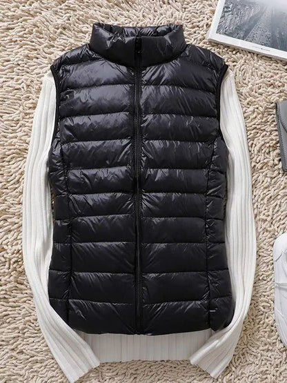 Women Lightweight Duck Down Puffer Vest