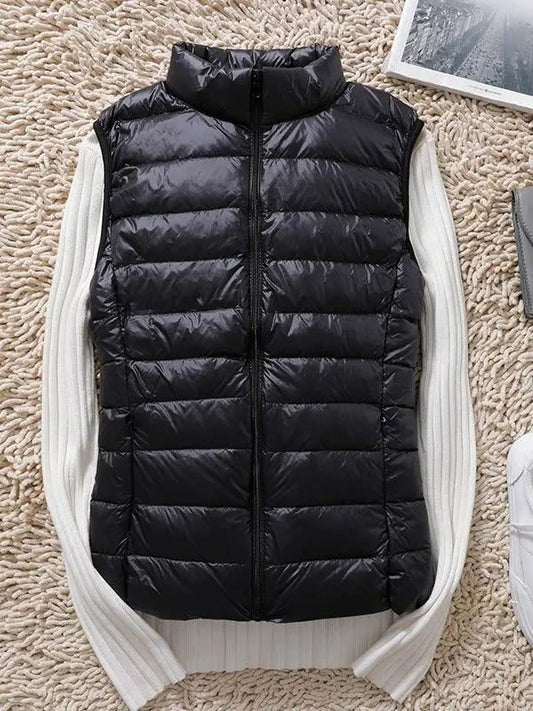 Women Lightweight Duck Down Puffer Vest
