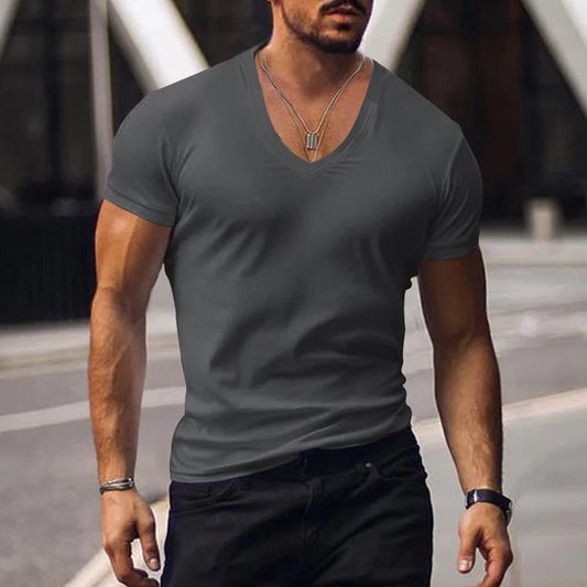 Men's V-Neck Quick-Dry Summer T-Shirt