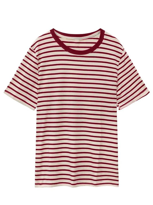2024 Summer Women’s Striped Long Sleeve Tee