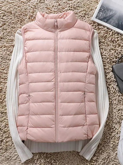 Women Lightweight Duck Down Puffer Vest