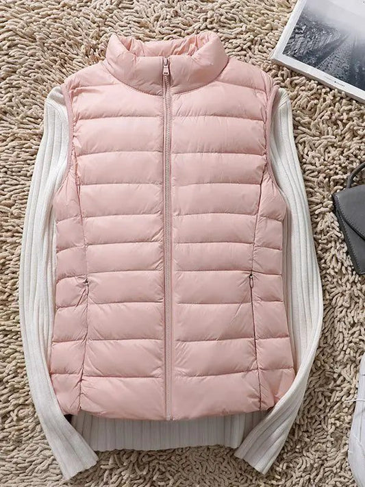 Women Lightweight Duck Down Puffer Vest