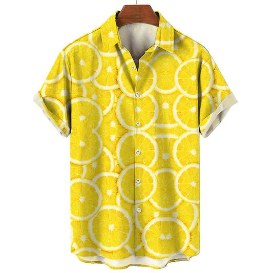 Men's Hawaiian Shirts: Cool 2D Fruit Prints