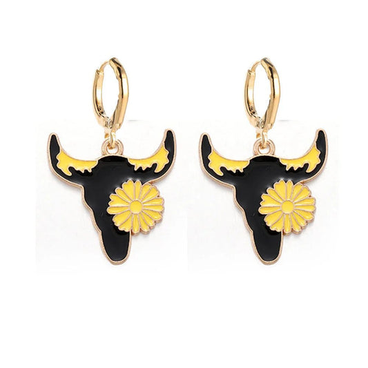 Trendy Western Cowboy Earrings for Beach Parties