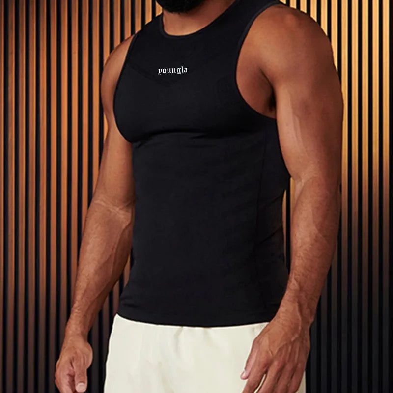 Men's Ribbed Tank Top - Cool Summer Sleeveless