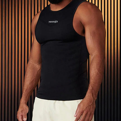 Men's Ribbed Tank Top - Cool Summer Sleeveless