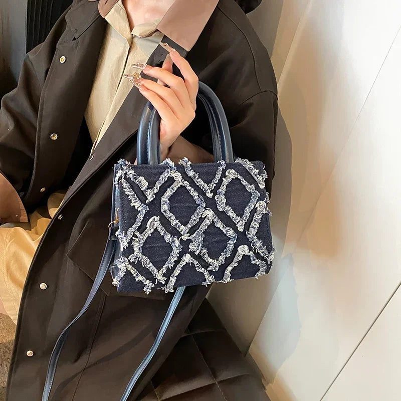 2024 Fashion Denim Messenger Bags for Women