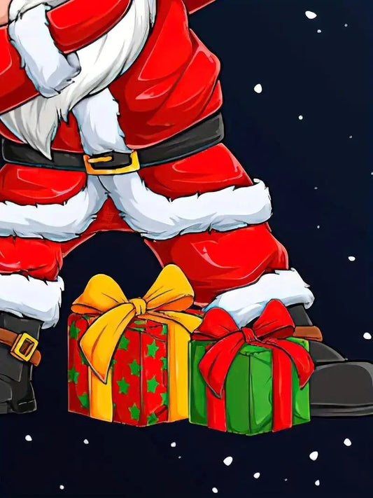 Kids Christmas Dance Santa T-Shirt Gift