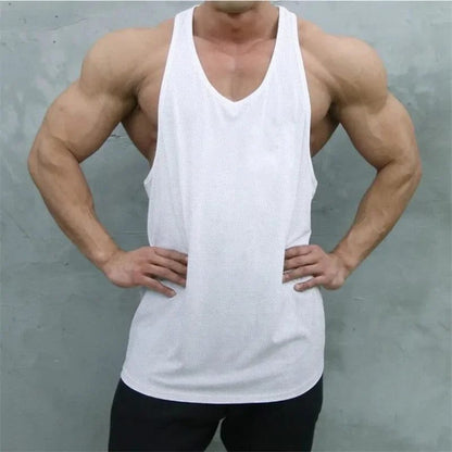 Men's Mesh Tank Top for Summer Fitness