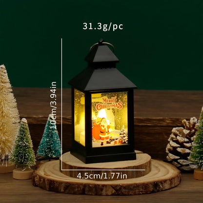 Small Snowman Christmas Table Lamp Decor