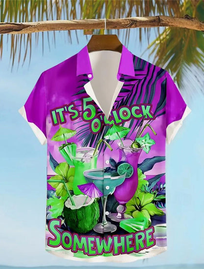 Men's Hawaiian 3D Printed Summer Shirt