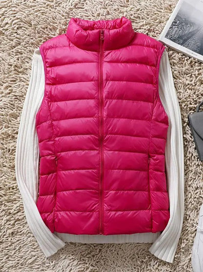 Women Lightweight Duck Down Puffer Vest