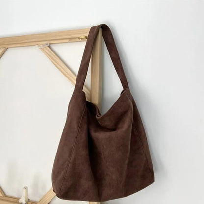 Large Suede Shoulder Bag for Women 2024