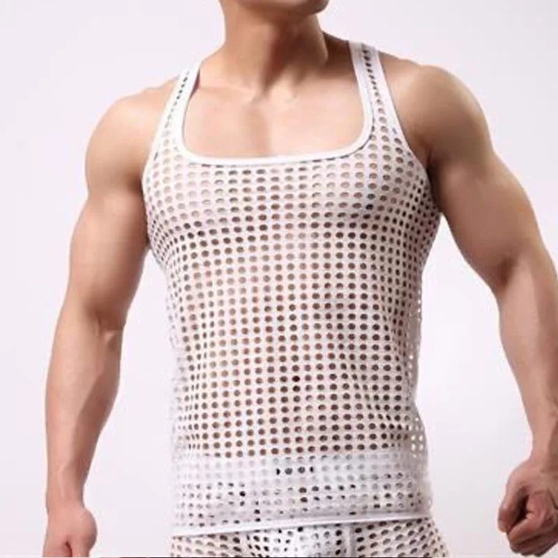 Men's Breathable Mesh Tank Top Summer