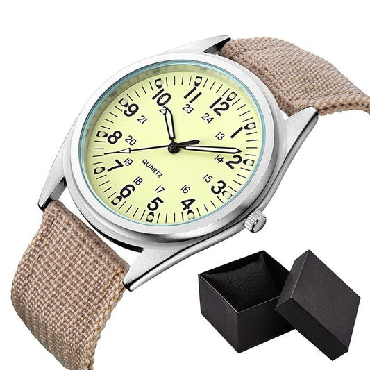 Unisex Luminous Dial Military Sports Quartz Watch