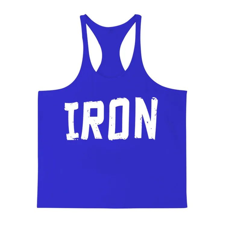 Men's Cotton Workout Tank Top for Bodybuilding