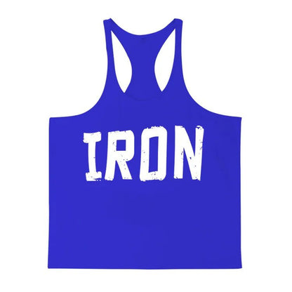 Men's Cotton Workout Tank Top for Bodybuilding