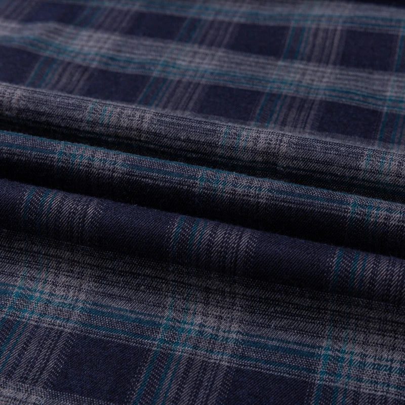 Men's Autumn Flannel Shirt - Casual Oversized