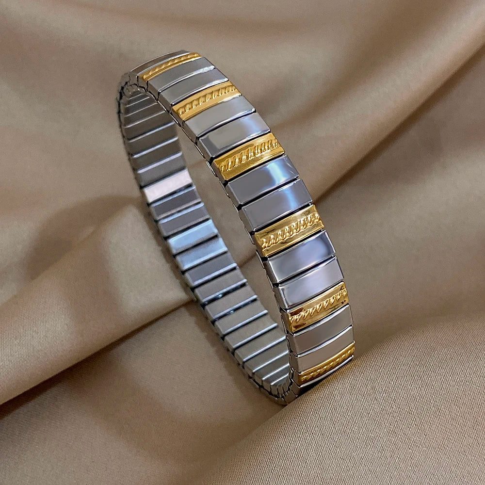 Vintage Waterproof Stainless Steel Heart Bangles