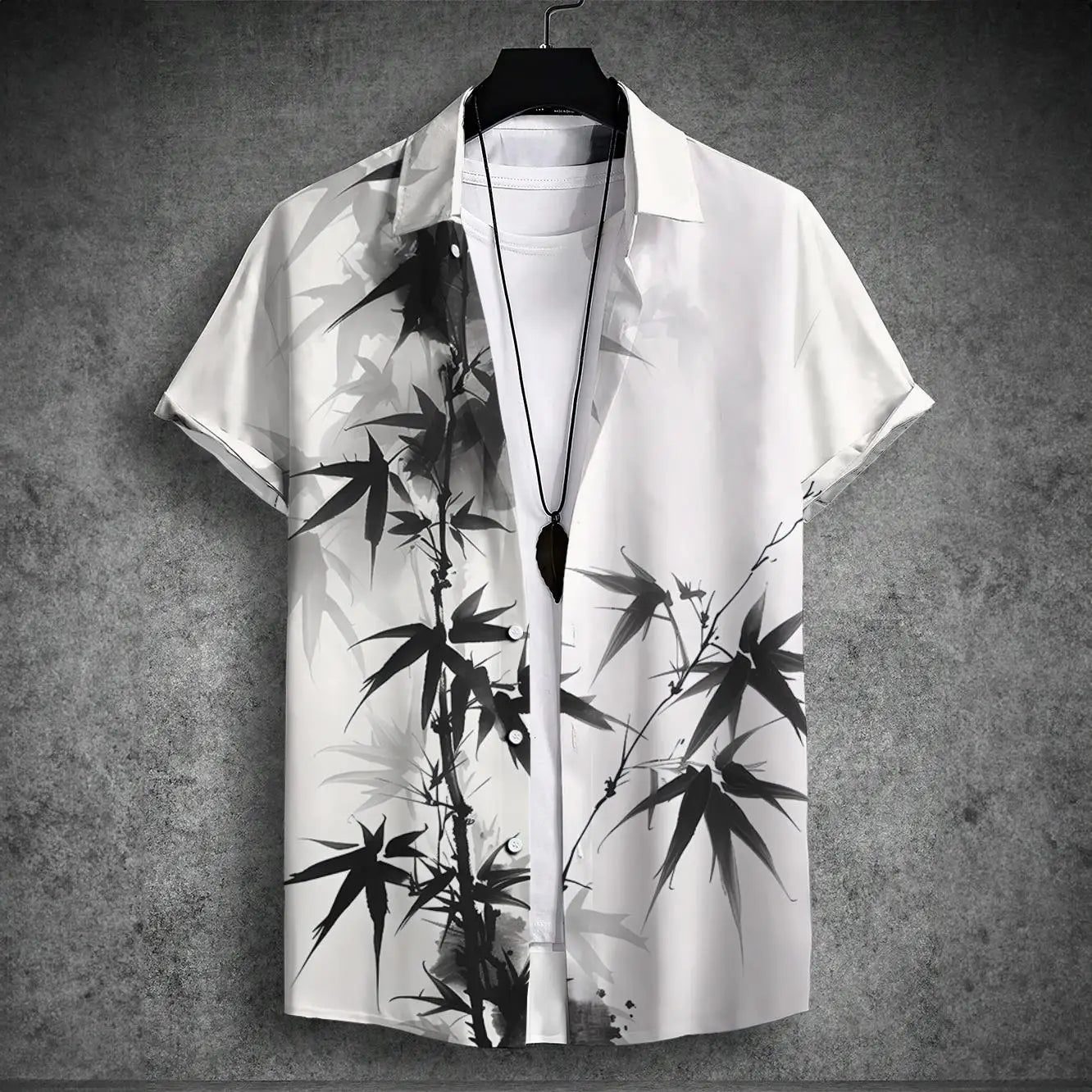 2024 Hawaiian Short-Sleeved Shirt for Men