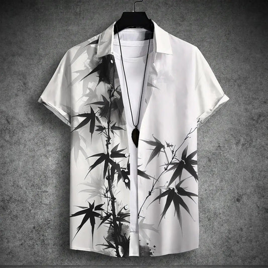 2024 Hawaiian Short-Sleeved Shirt for Men