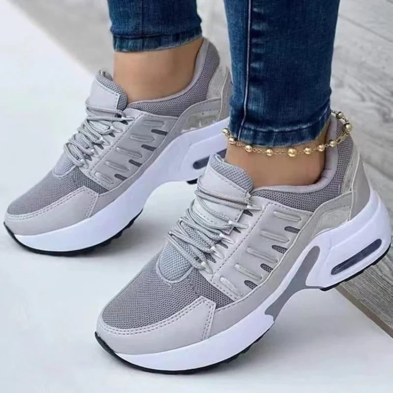 Breathable Chunky Platform Sneakers for Women