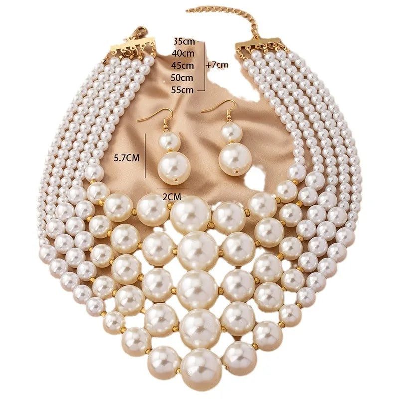 Elegant Pearl Folding Necklace for Women 2023