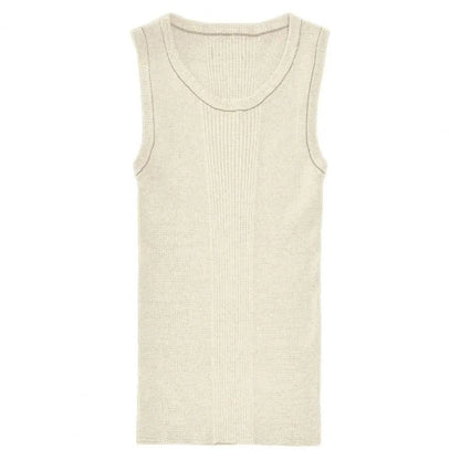 Men's Slim Fit Ribbed Summer Tank Top