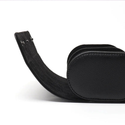 Portable Vintage Leather Watch Roll Travel Case