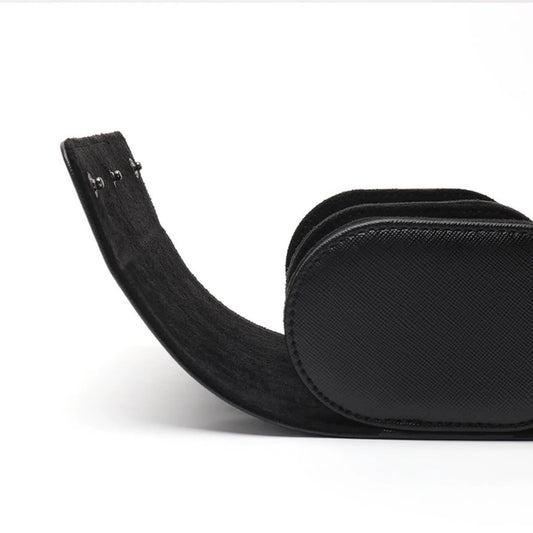 Portable Vintage Leather Watch Roll Travel Case