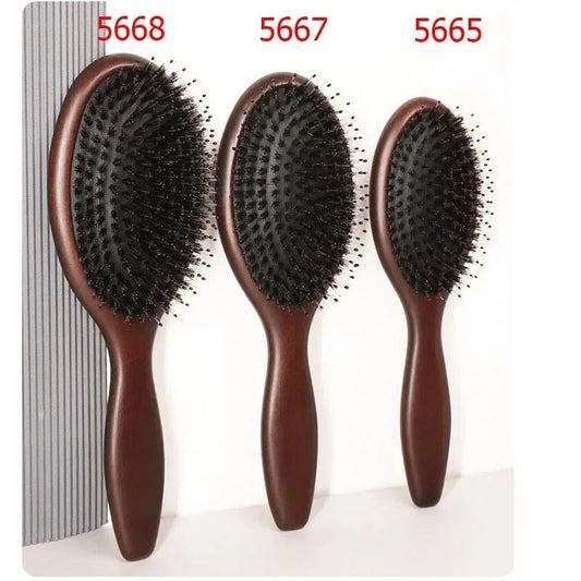 Wooden Paddle Hair Brush for Detangling