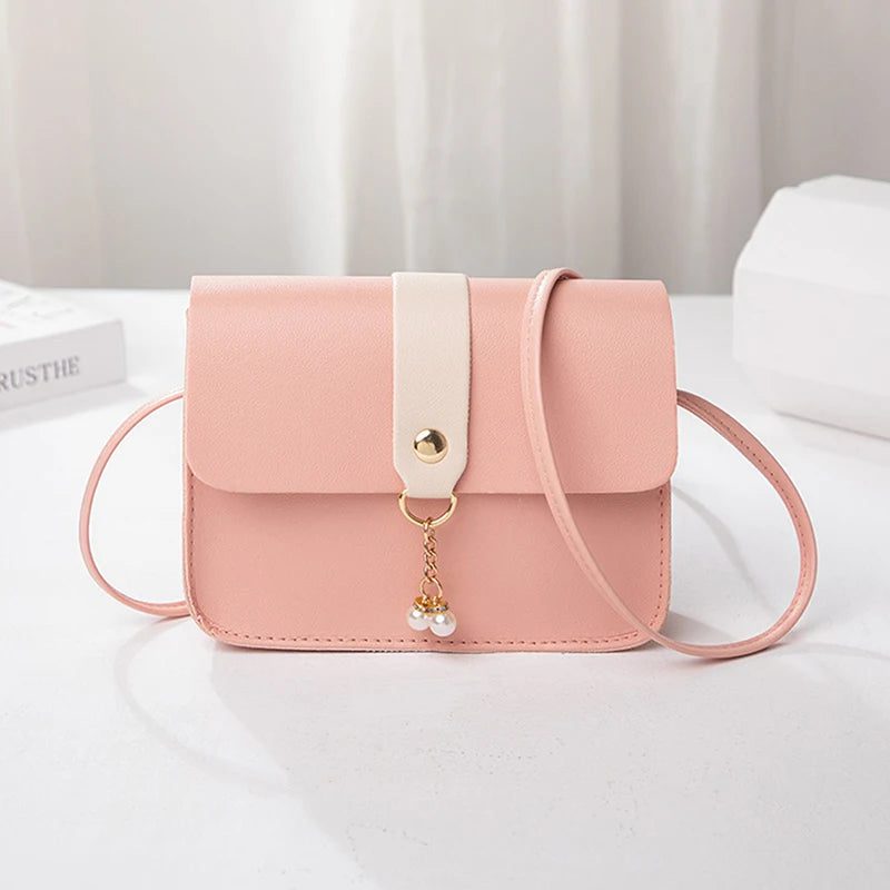 Luxury Pearl Pendant Crossbody Handbag for Women