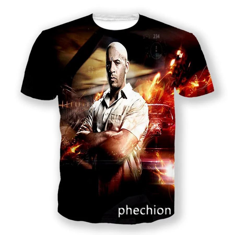 Unisex 3D Print Diesel T-Shirt for Hip Hop