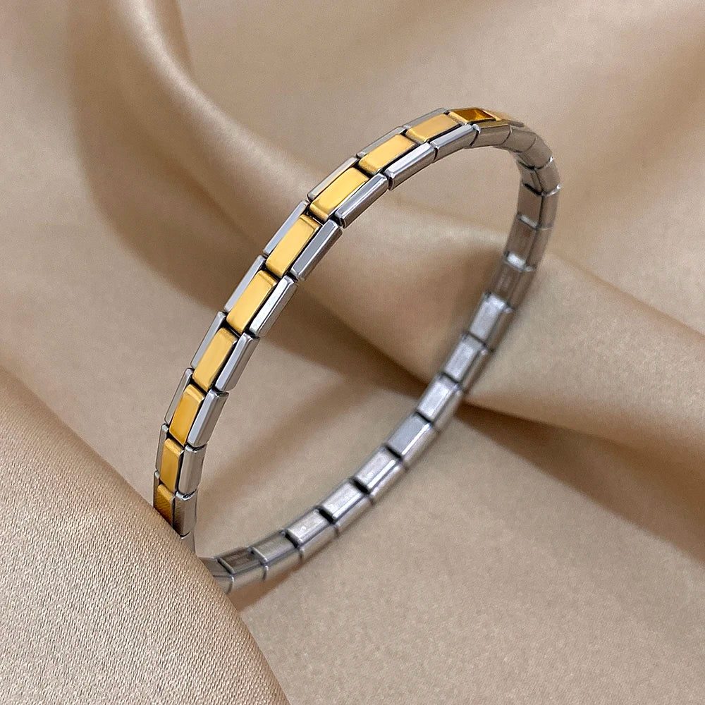 Adjustable Waterproof Stainless Steel Women's Bracelet