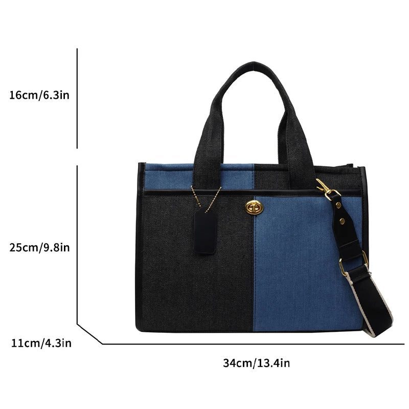 2024 Large Denim Handbag for Women