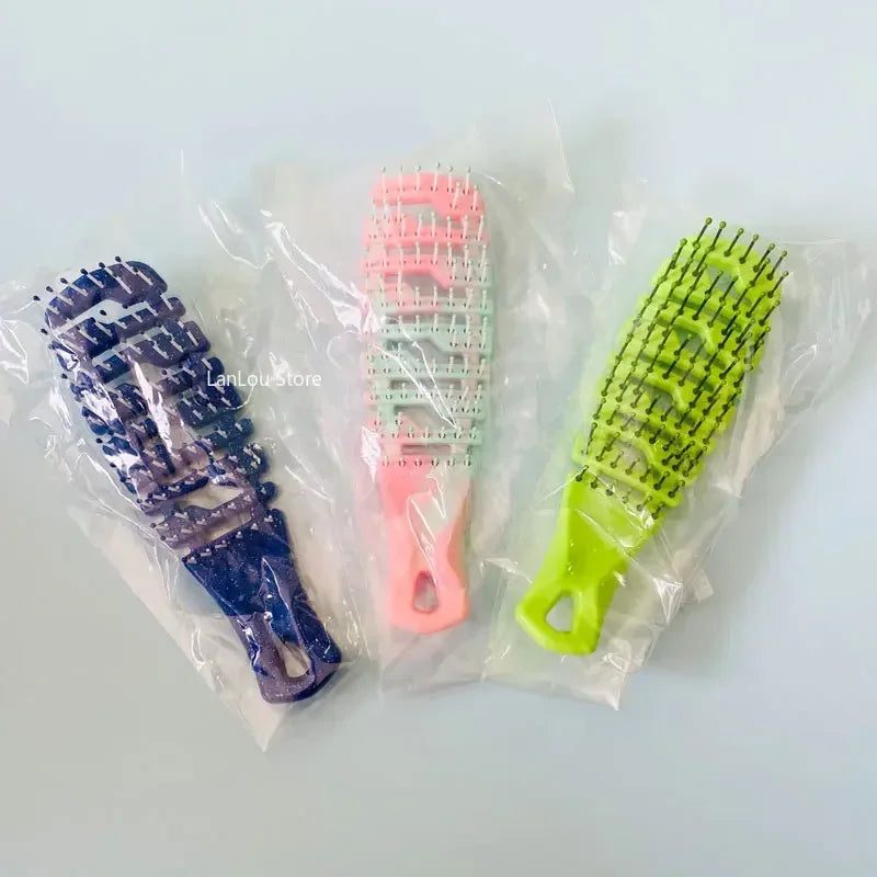 Gradient Hollow Out Hair Brush for Detangling