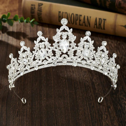 Elegant Rhinestone Tiara for Bridal Hair