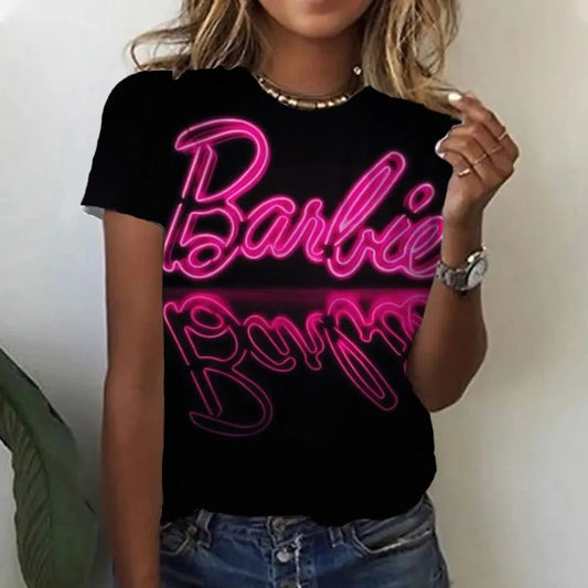 Casual 3D Printed Summer T-Shirt for Women