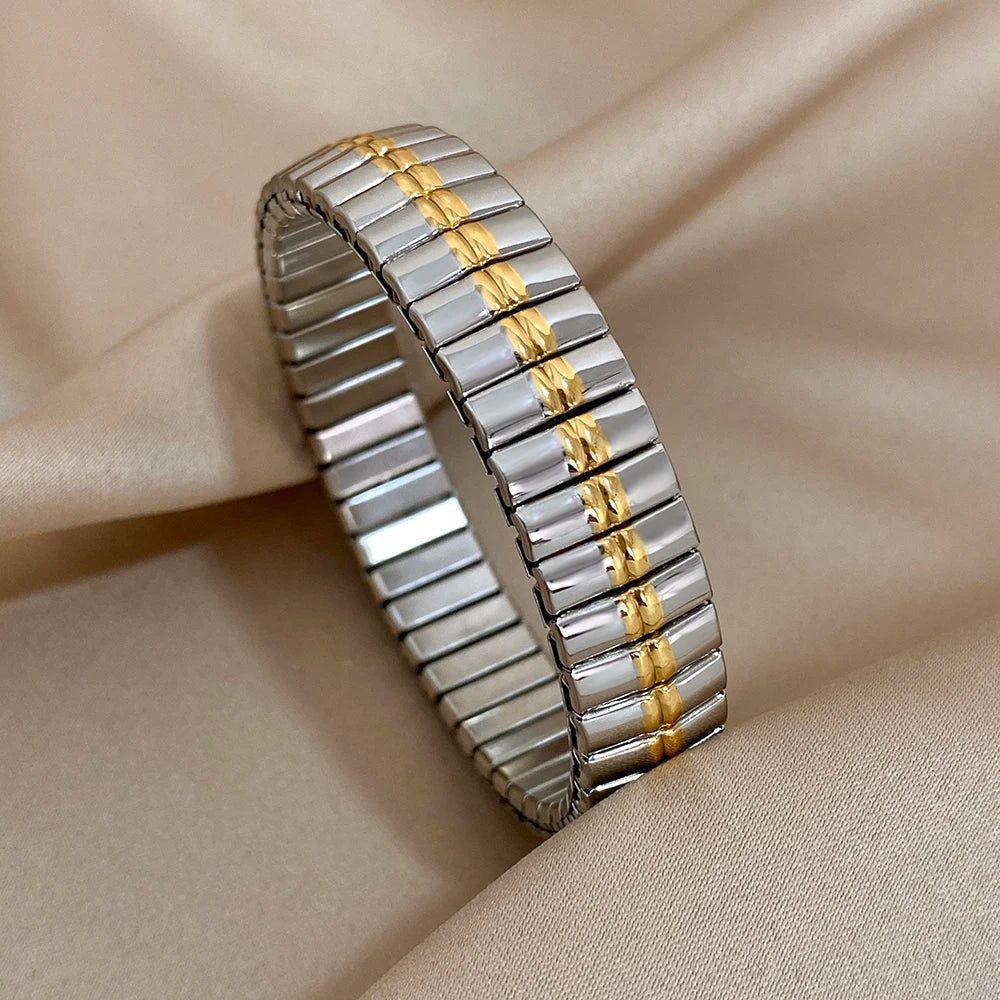 Vintage Waterproof Stainless Steel Heart Bangles