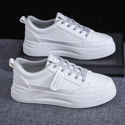 Women's Casual White Sports Shoes for Spring