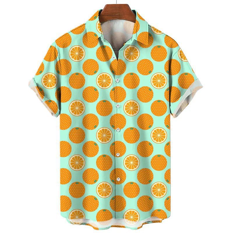 Men's Hawaiian Shirts: Cool 2D Fruit Prints